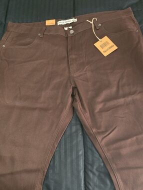 Men's Brown Stretch Chinos